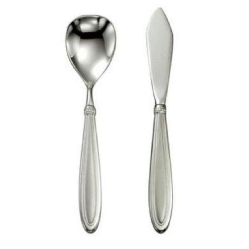 Oneida Divani Butter Knife & Sugar Spoon | Extra 30% Off Code FF30 | Finest Flatware