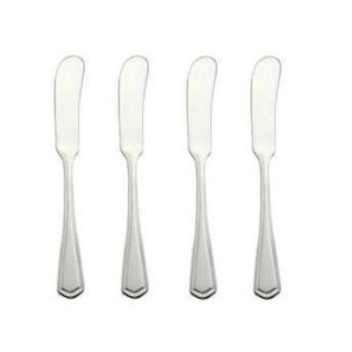 Oneida Jefferson Set of 4 Butter Spreaders 18/8 Stainless | Extra 30% Off Code FF30 | Finest Flatware